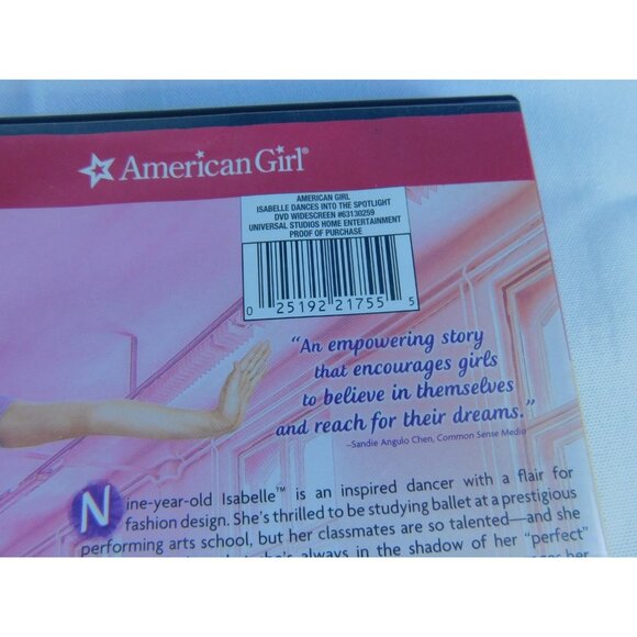 American Girl Isabelle Dances Into The Spotlight DVD Family Dance Movie Region 1 - Picture 7 of 9